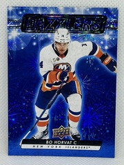 2023-24 Upper Deck Series 2 #DZ-56 Bo Horvat Dazzlers Blue New York Islanders
